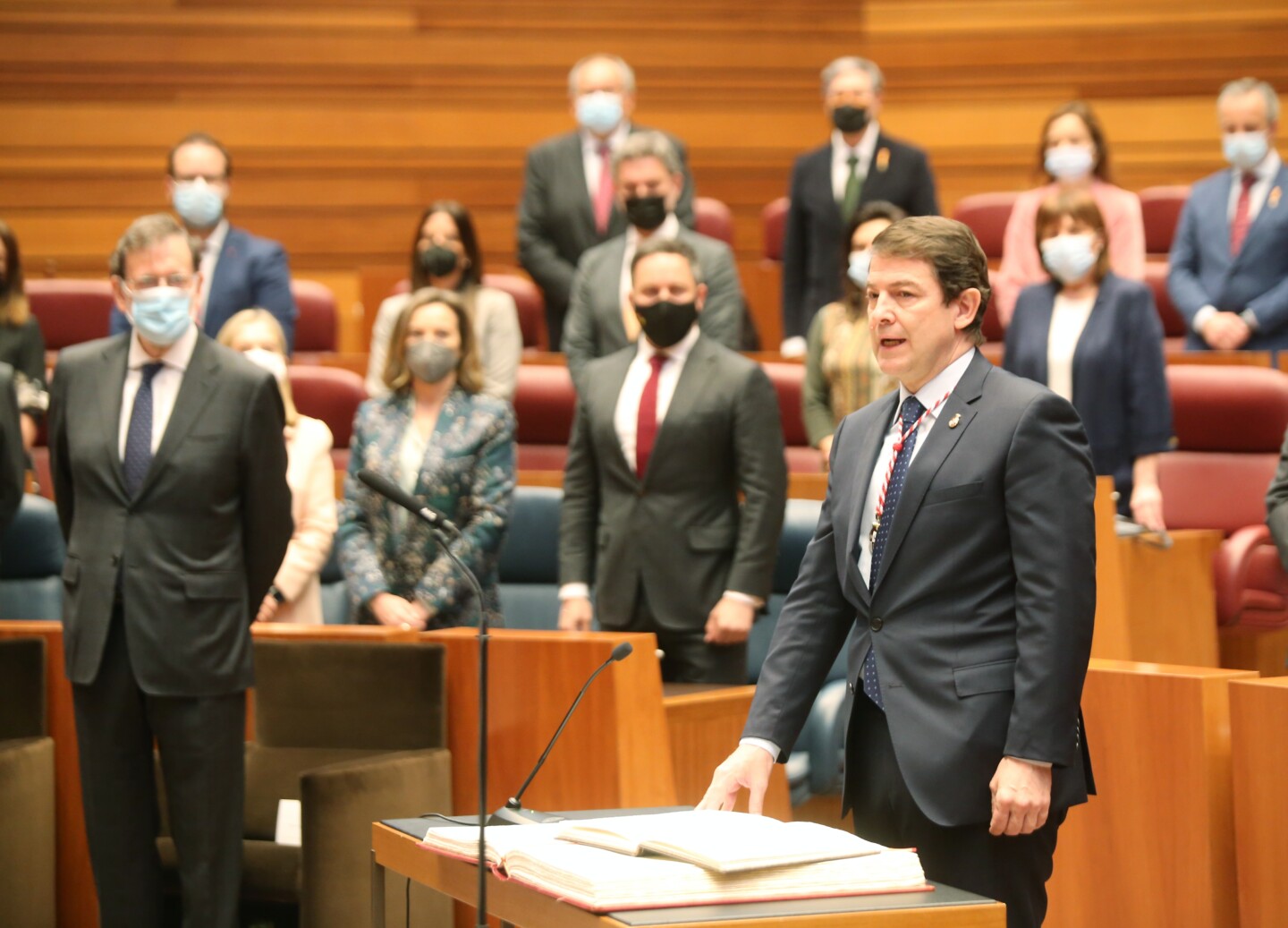 Toma de posesión de Alfonso Fernández Mañueco como presidente de la Junta de Castilla y León