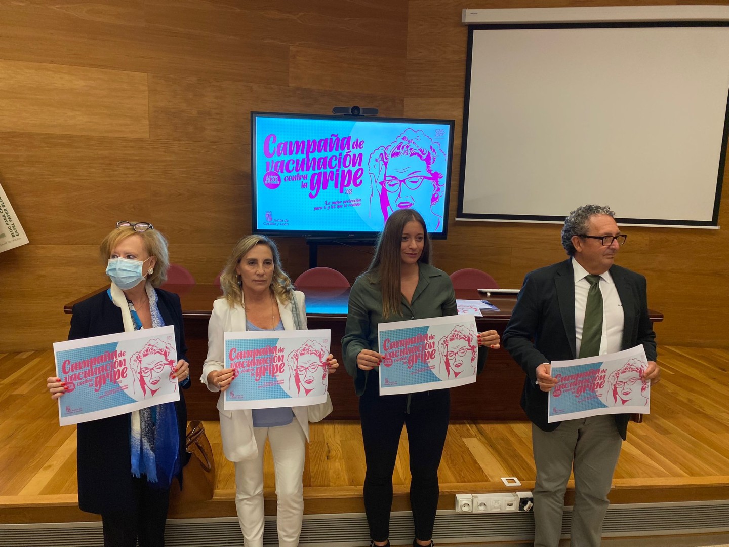 Presentación de la campaña de vacunación contra la gripe en la provincia de León