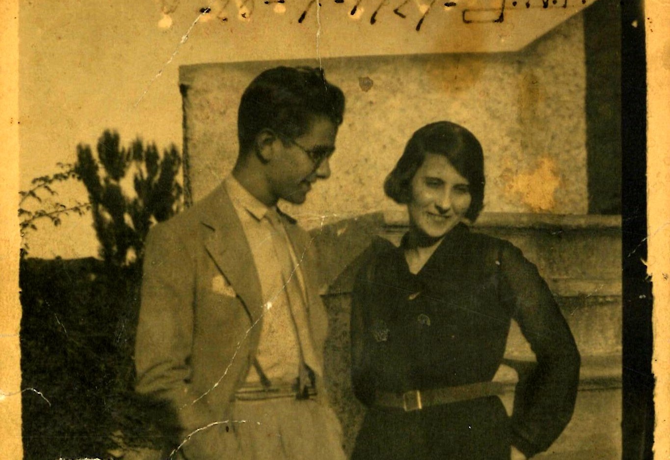 Manuela López, con José Núñez, su primer marido