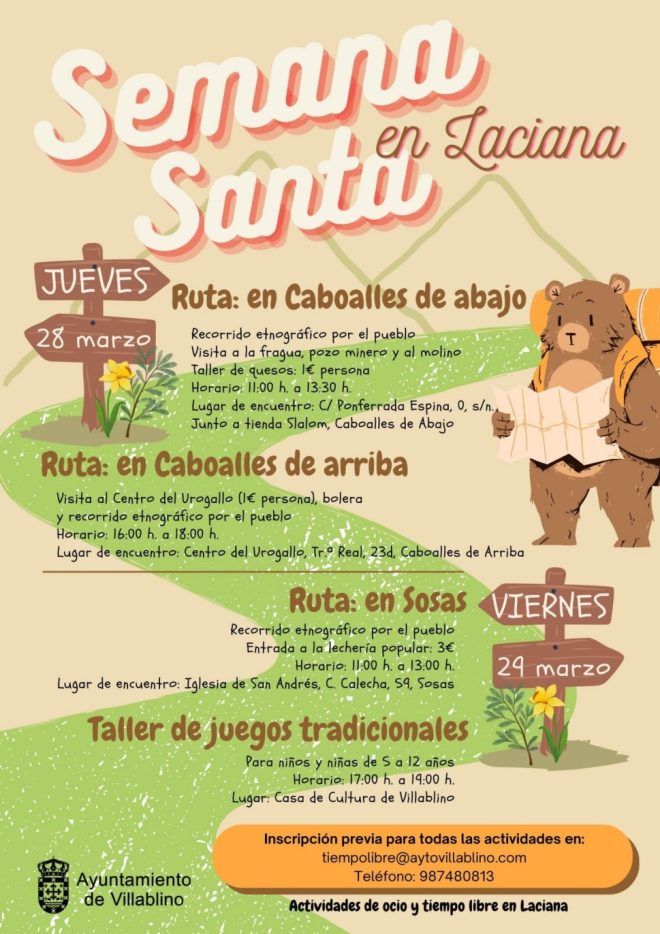 Actividades de Semana Santa en Laciana