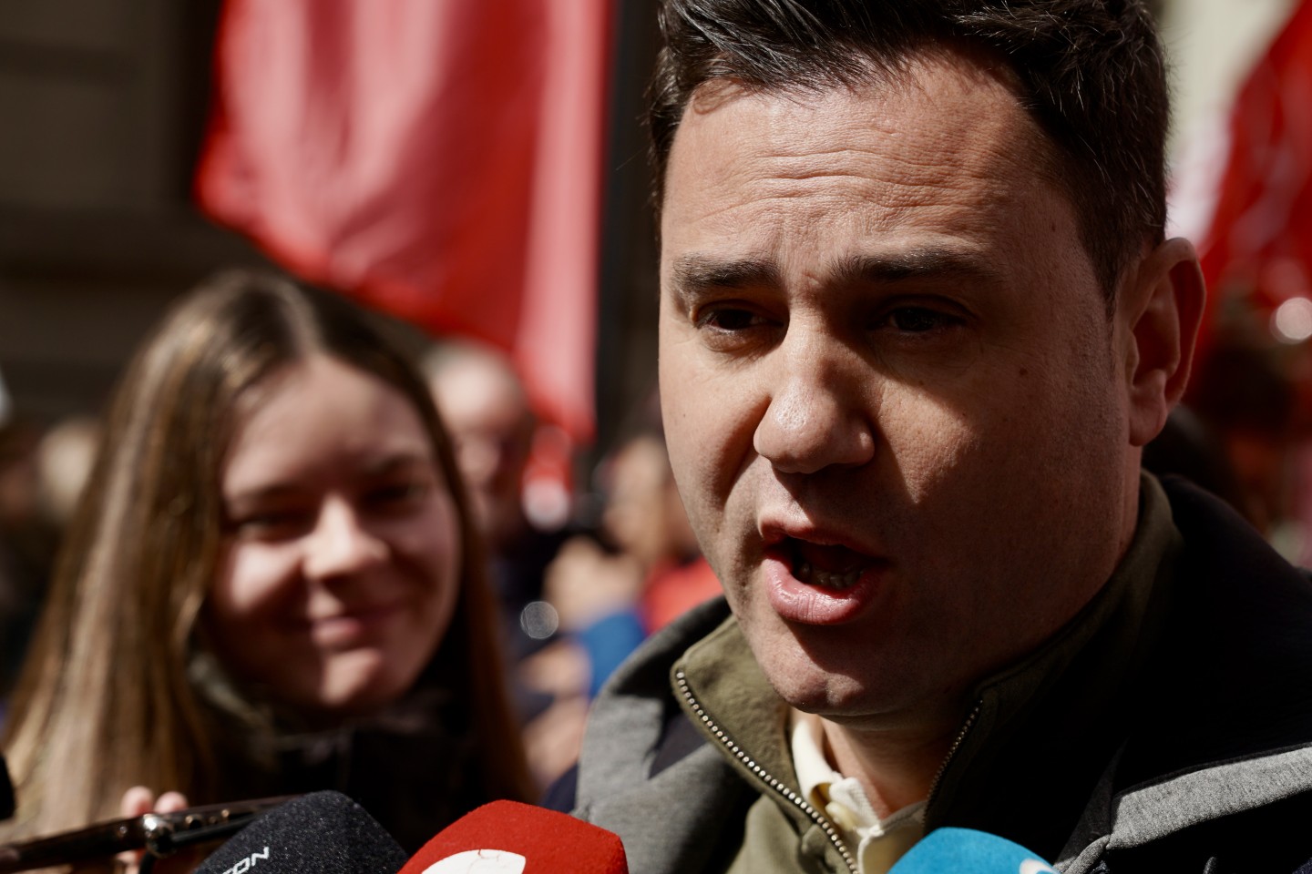 Manifestación en León por el 1 de mayo.