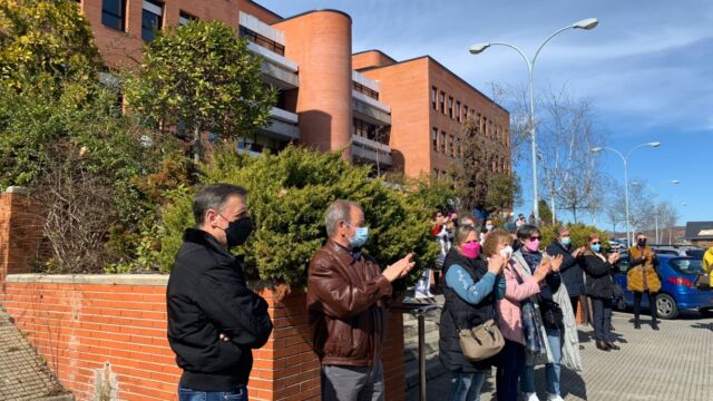 Última etapa de la marcha blanca entre Cubillos y Ponferrada. / Iván Kalax
