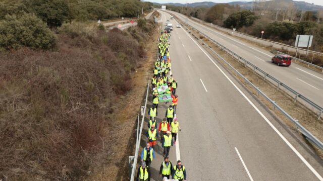 Cuarta etapa de la marcha: Toreno- Cubillos del Sil. / Iván Kalax