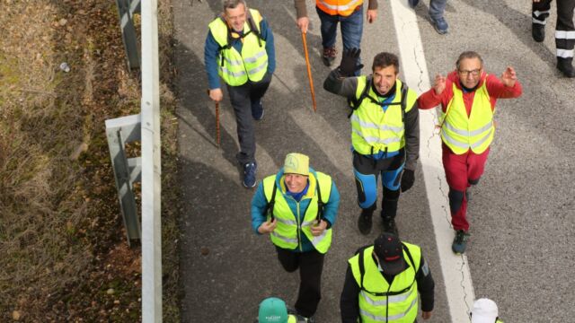 Cuarta etapa de la marcha: Toreno- Cubillos del Sil. / Iván Kalax